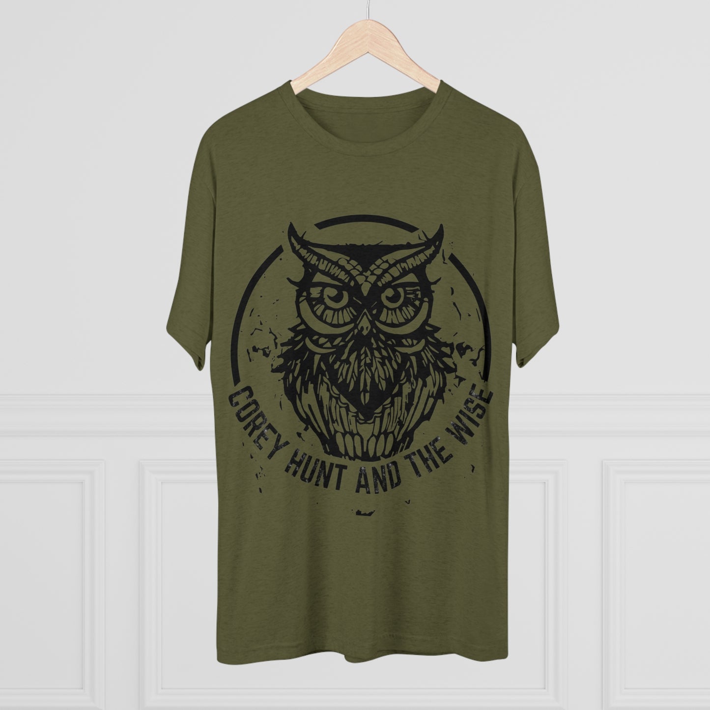 Unisex Tri-Blend Owl Crew Tee