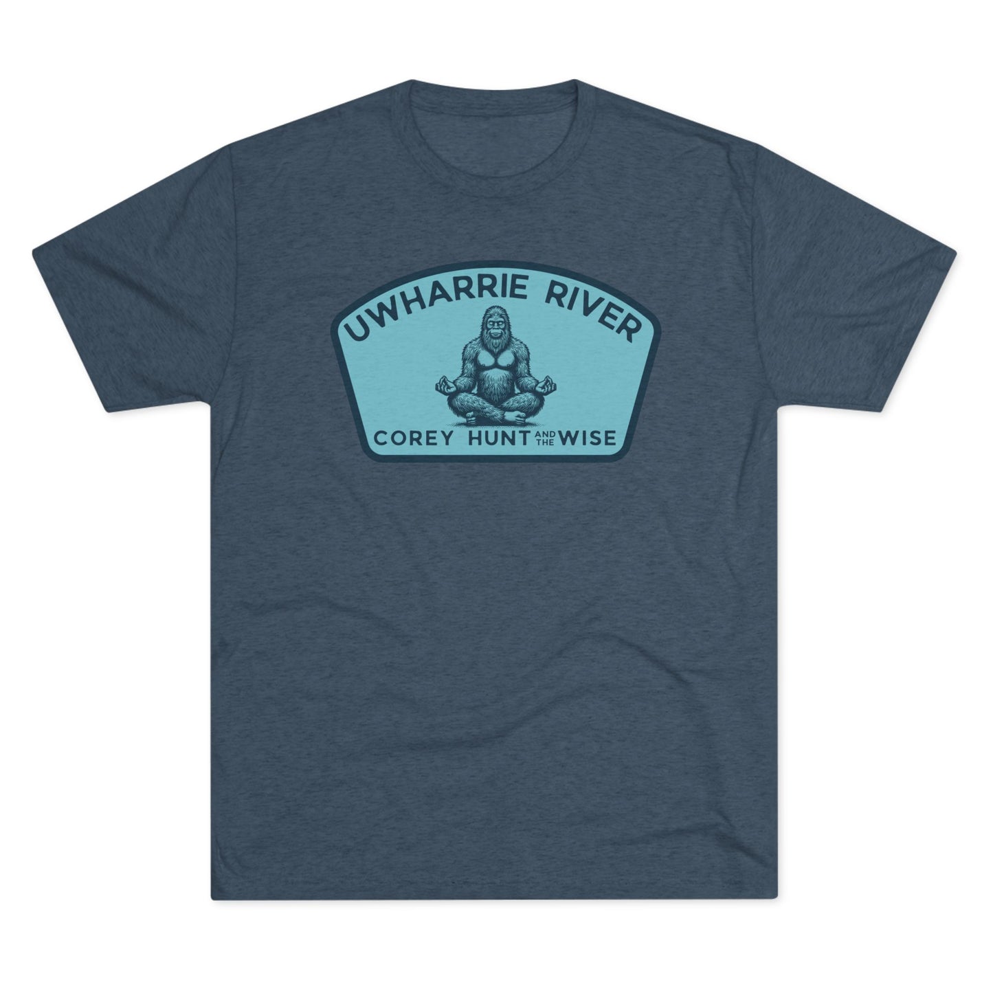 Uwharrie River Patch Tee — Corey Hunt 'Get Wise' Outdoor Fishing Shirt