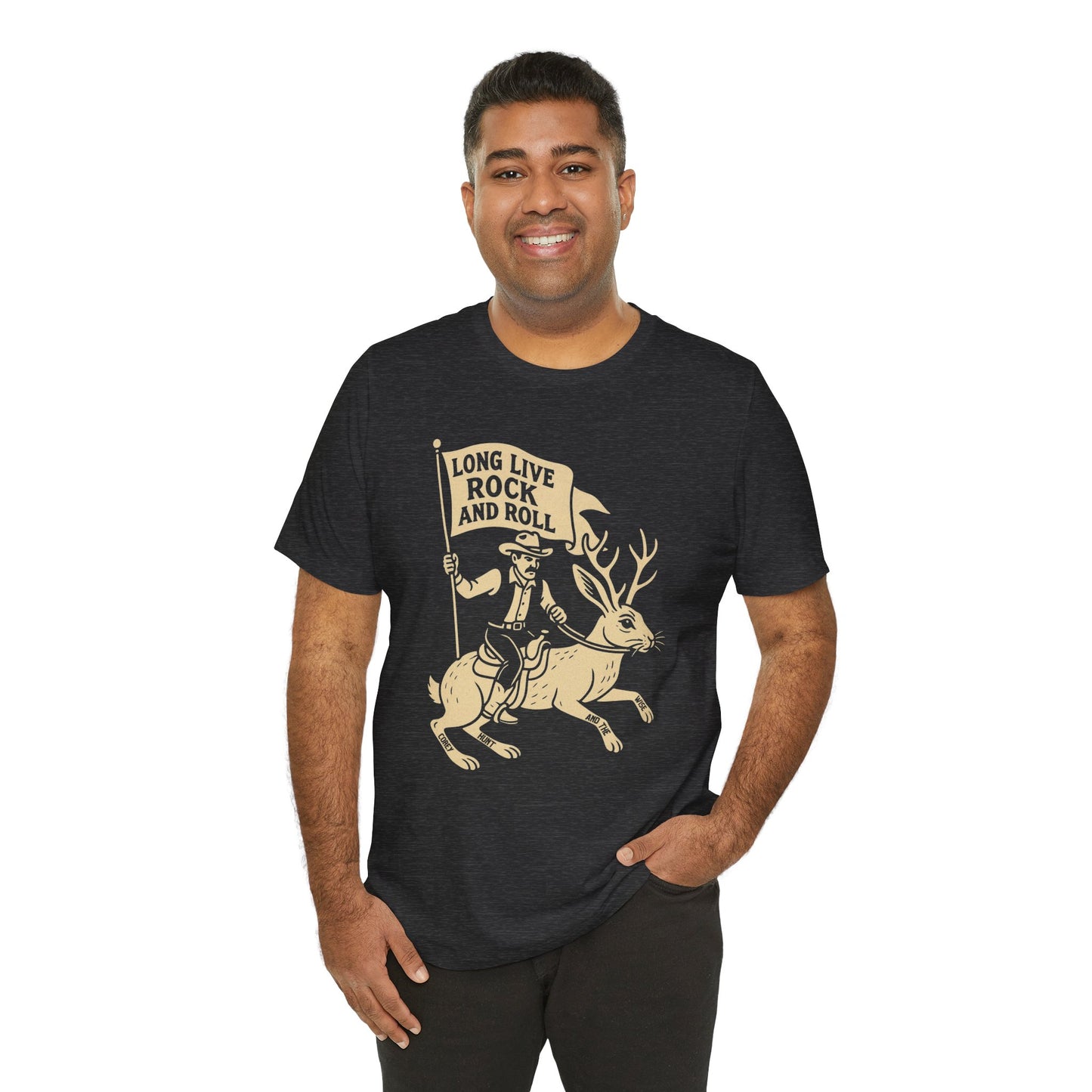 Long Live Rock and Roll Deer Rider Tee