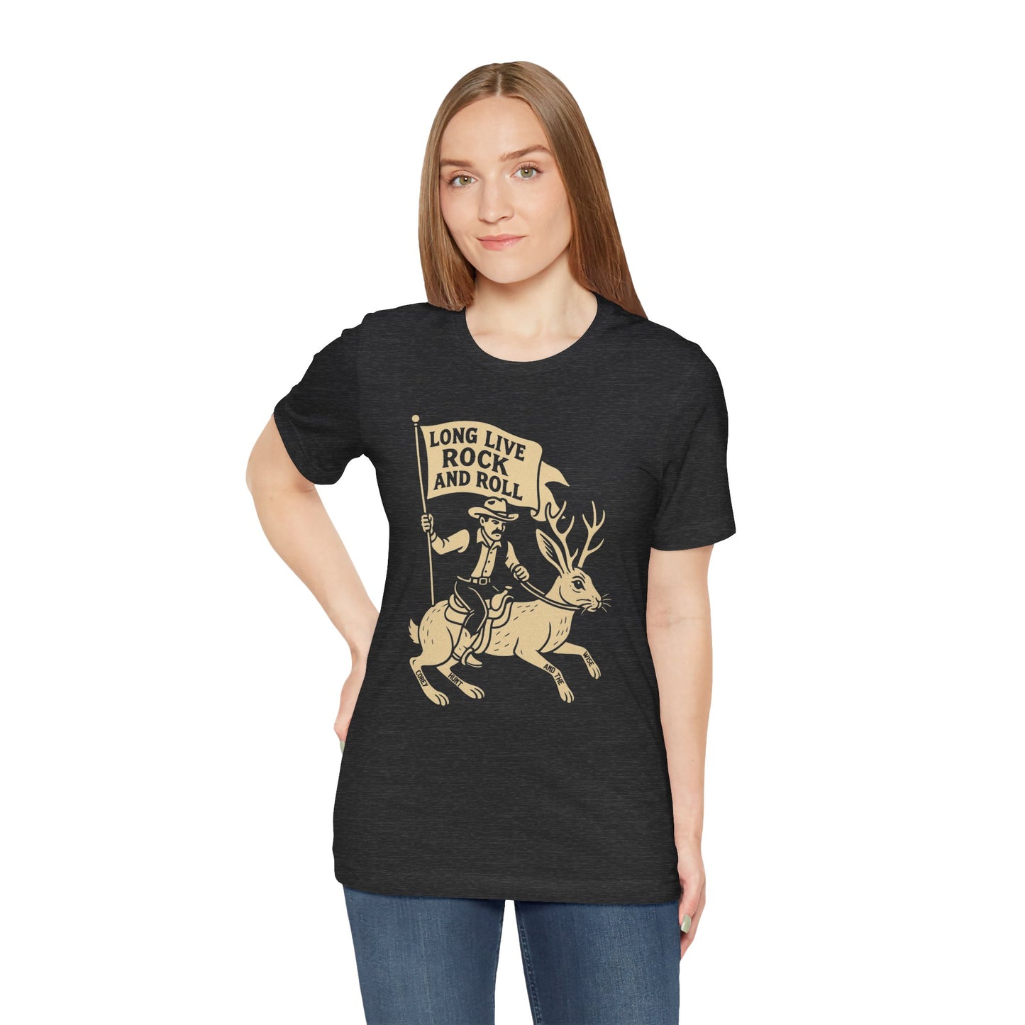Long Live Rock and Roll Deer Rider Tee