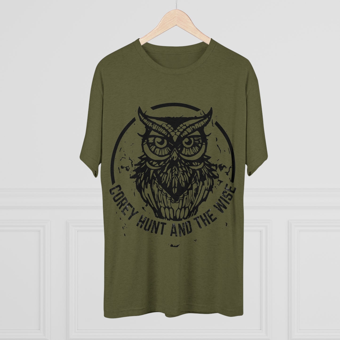 Unisex Tri-Blend Owl Crew Tee