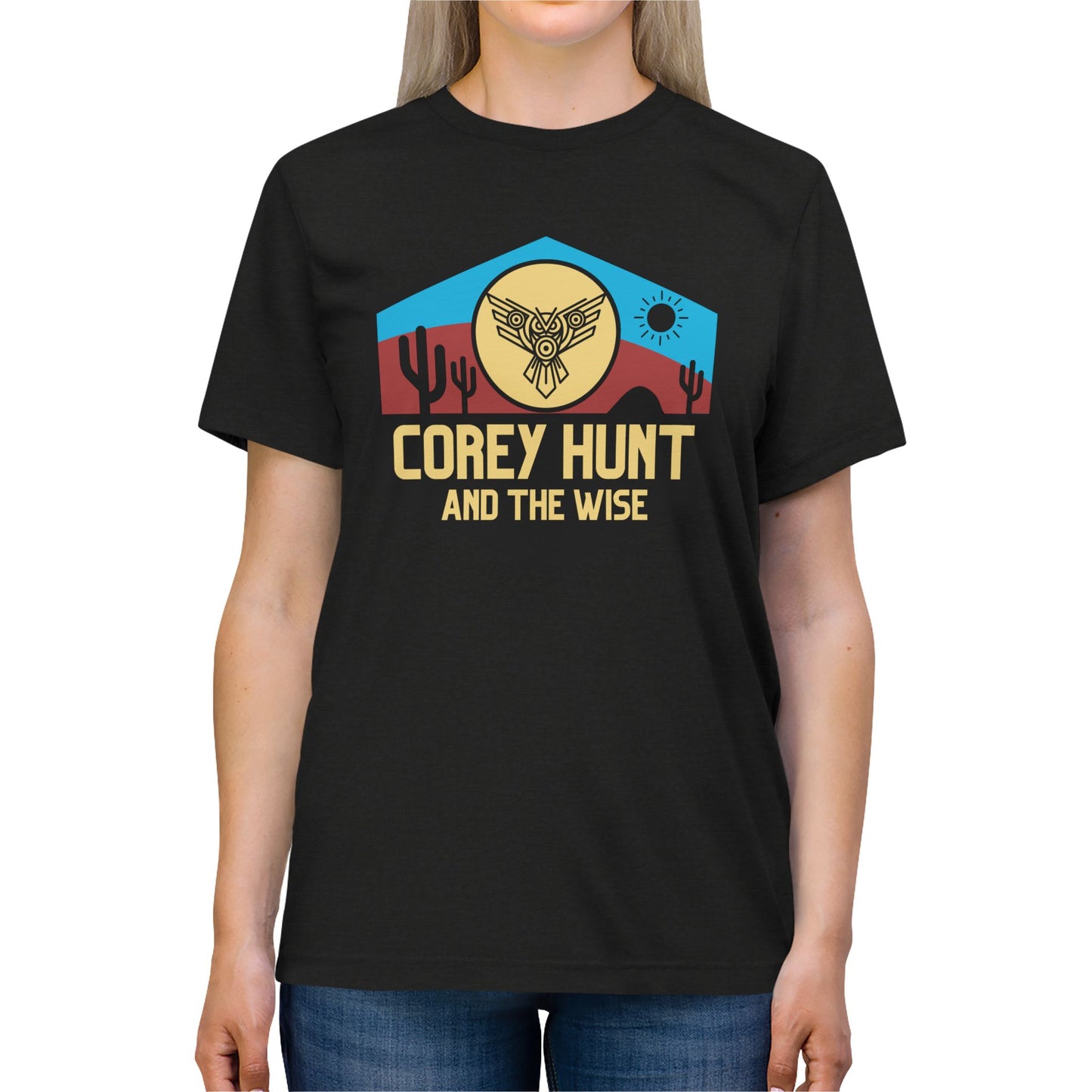 Corey Hunt and The Wise Unisex Triblend Tee - Vintage Desert Vibe Shirt